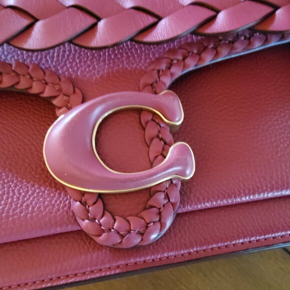 Coach Tabby Shoulder Bag 26 in Rasberry CJ838 - Picture 9 of 13